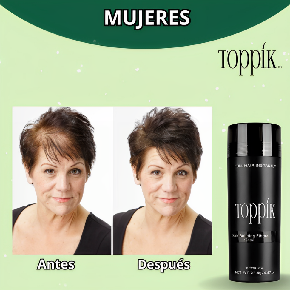 KIT TOPPIK 27.5GR + APLICADOR + PEINE (ÚLTIMAS UNIDADES)