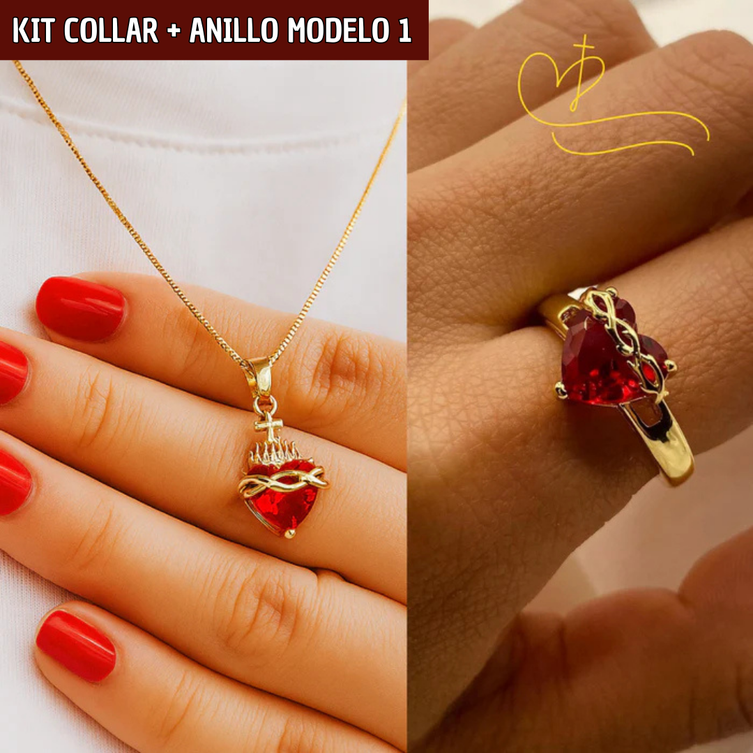 COLLAR SAGRADO CORAZÓN DE JESÚS - ENVÍO GRATIS