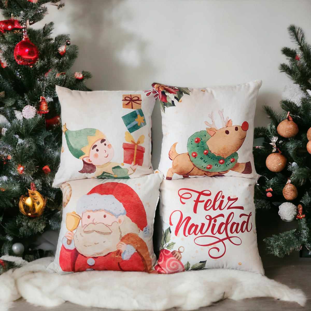 COJINES NAVIDEÑOS - OFERTA LIMITADA: 30% OFF + COMPRE 3, LEVE 4 🤩