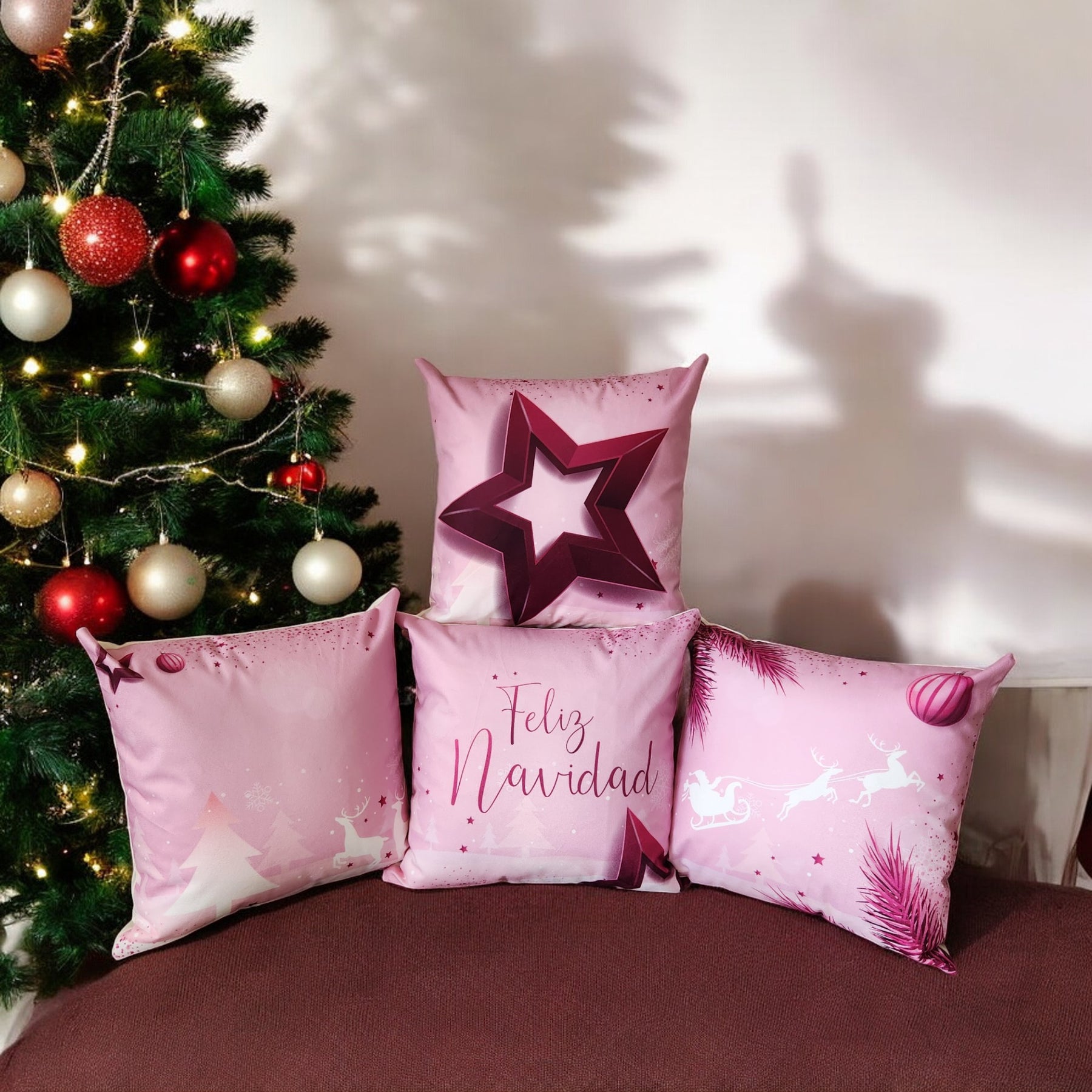 COJINES NAVIDEÑOS - OFERTA LIMITADA: 30% OFF + COMPRE 3, LEVE 4 🤩
