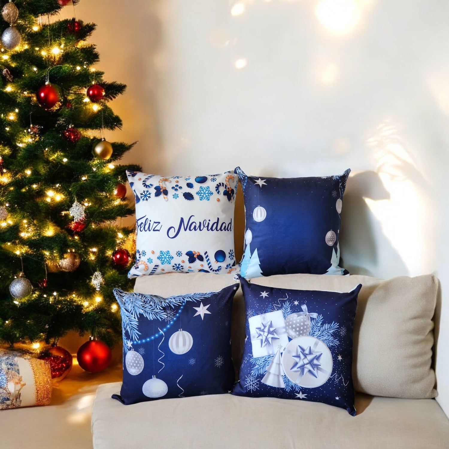 COJINES NAVIDEÑOS - OFERTA LIMITADA: 30% OFF + COMPRE 3, LEVE 4 🤩