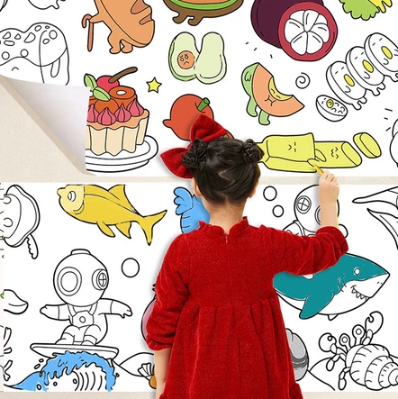 PINTAFUN™ - ROLLO DE PAPEL 3 METROS PARA COLOREAR