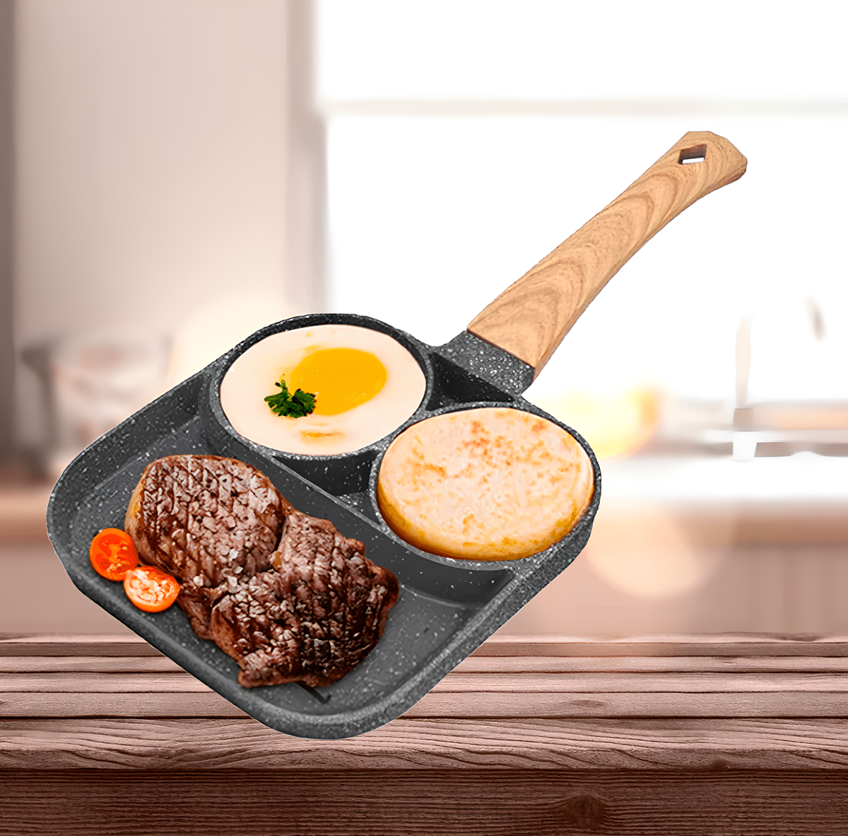 SARTÉN ANTIADHERENTE 3 EN 1 – ÚLTIMAS UNIDADES: 50% OFF + ENVÍO GRATIS + PAGO CONTRAENTREGA 🔥