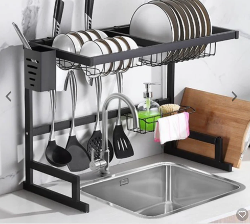 ESCURRIDOR Y ORGANIZADOR DE PLATOS - INOXIDABLE – ÚLTIMAS UNIDADES: 50% OFF + ENVÍO GRATIS + PAGO CONTRAENTREGA 🔥
