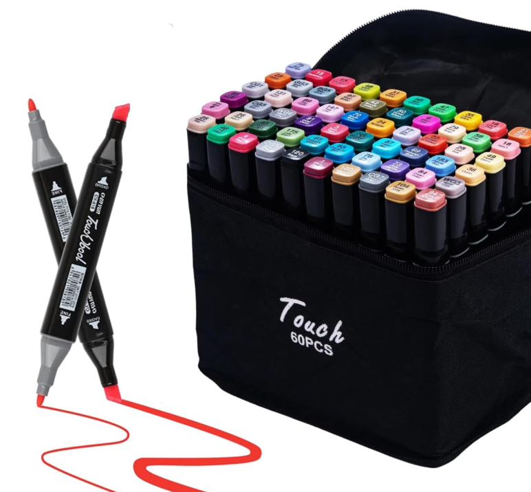 🌈SET MARCADORES TOUCH DOBLE PUNTA - 40%OFF + ENVÍO GRATIS