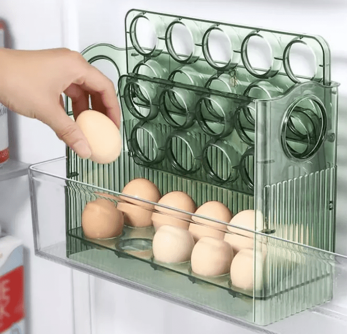 ORGANIZADOR DE HUEVOS DE 30 COMPARTIMENTOS: ¡A REVOLUCIÓN EN SU COCINA! 💙🧡 (ÚLTIMAS UNIDADES) – ENVÍO GRATIS + PAGO CONTRAENTREGA 🔥
