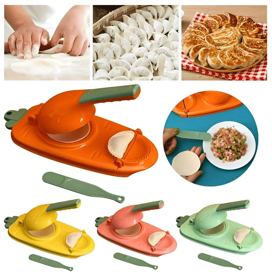 MOLDE PARA MINI EMPANADAS - 2 EN 1 - (ÚLTIMAS UNIDADES)