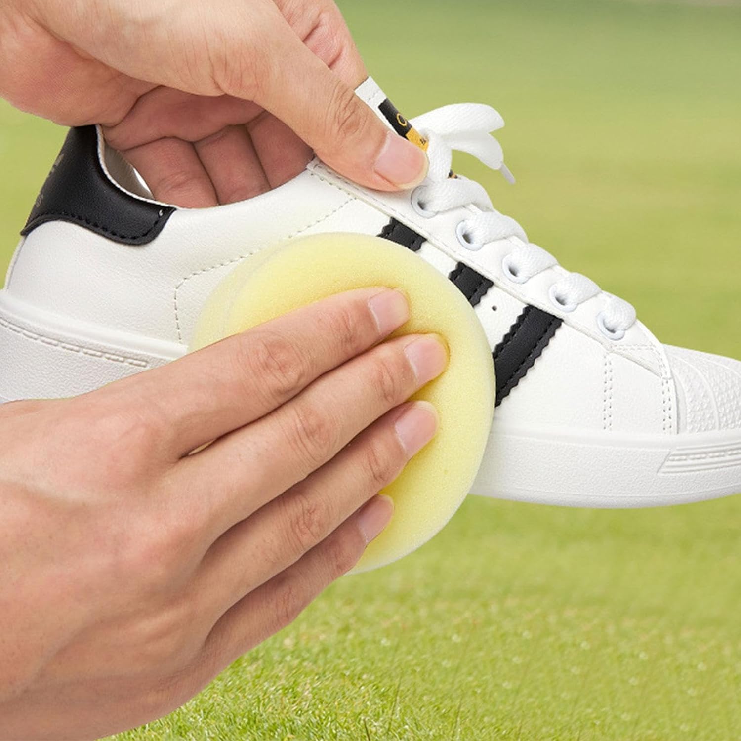 ÚLTIMAS UNIDADES - 30% OFF + ENVÍO GRATIS 🔥 - CREMA LIMPIADORA WHITESHOECLEANER® + ESPONJA DE REGALO 🧽✨ ¡ADIÓS A LOS ZAPATOS SUCIOS!