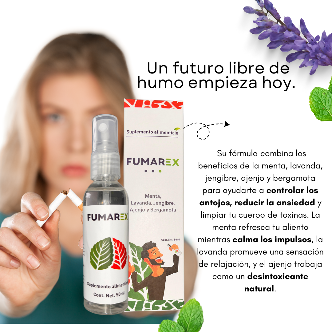 FUMAREX™ Solución Natural para Dejar de Fumar
