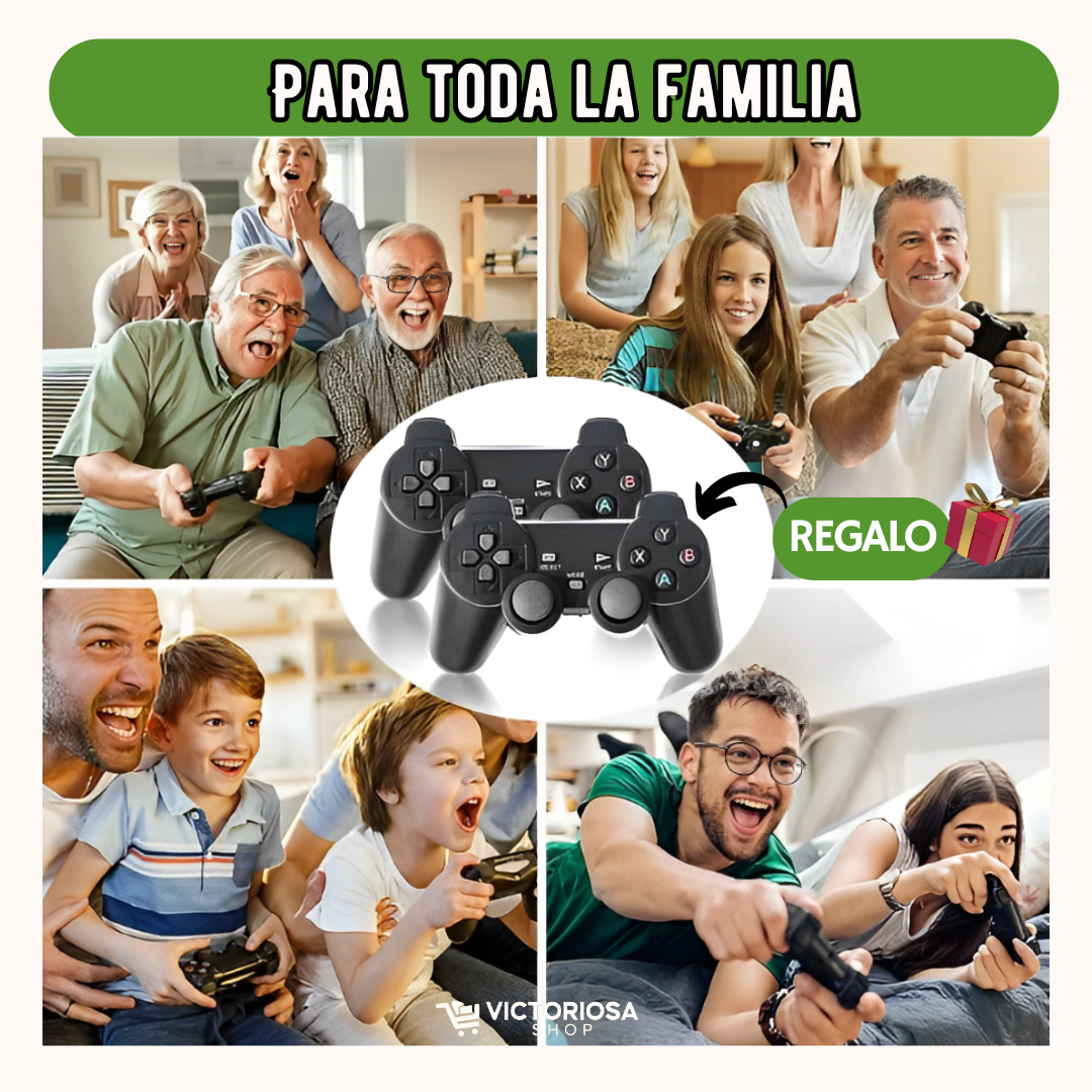 GAME STICK PRO 4K RETRO +10.000 JUEGOS - OFERTA LIMITADA: 50%OFF + 1 MANDO DE REGALO 🤩
