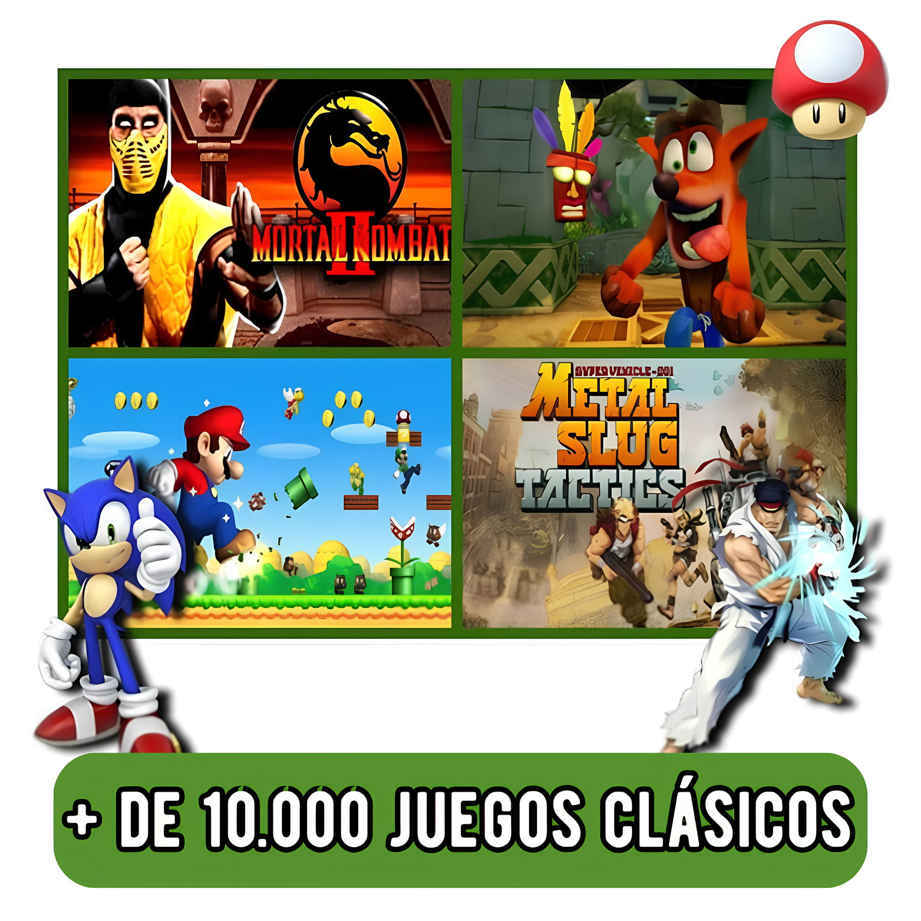 GAME STICK PRO 4K RETRO +10.000 JUEGOS - OFERTA LIMITADA: 50%OFF + 1 MANDO DE REGALO 🤩