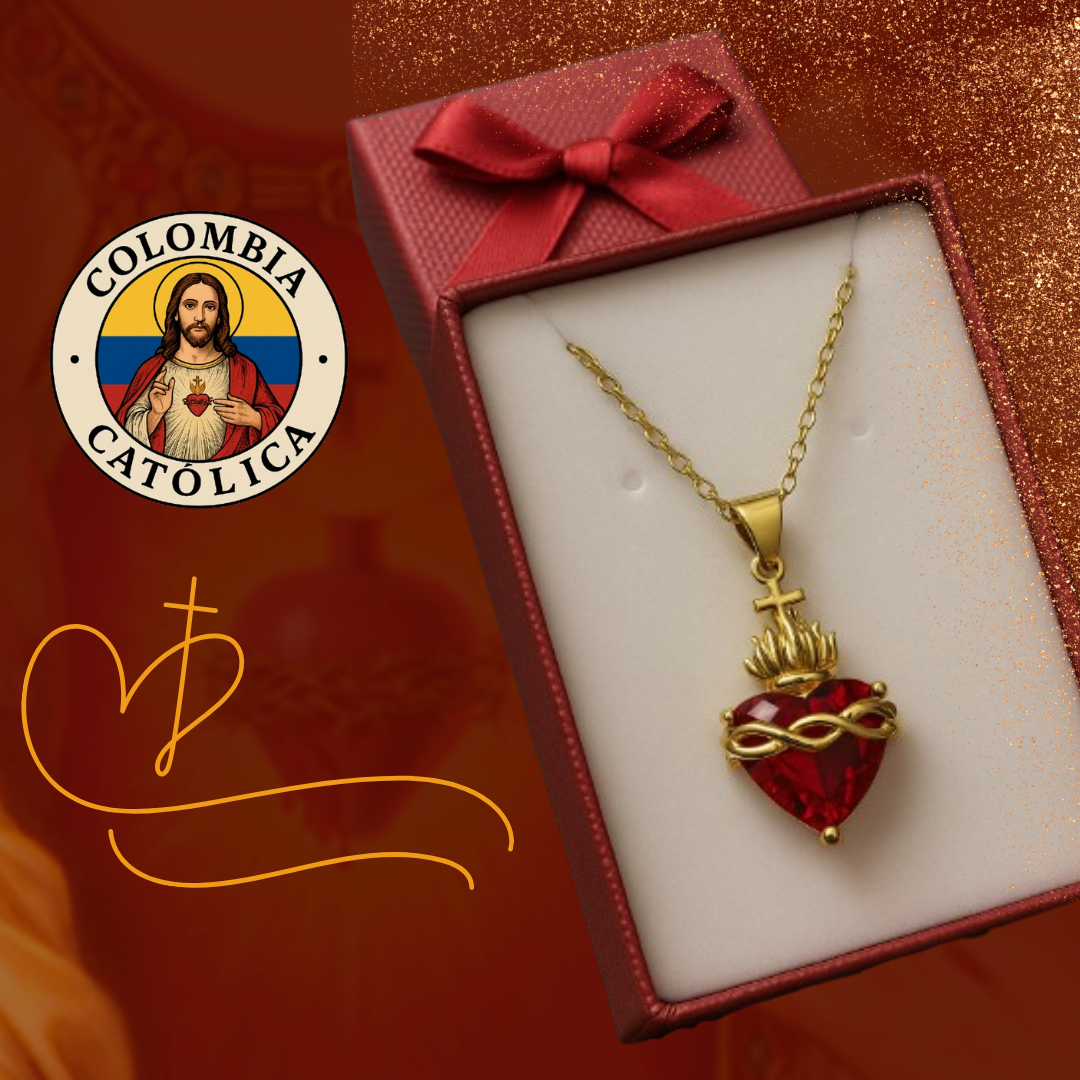 COLLAR SAGRADO CORAZÓN DE JESÚS - ENVÍO GRATIS