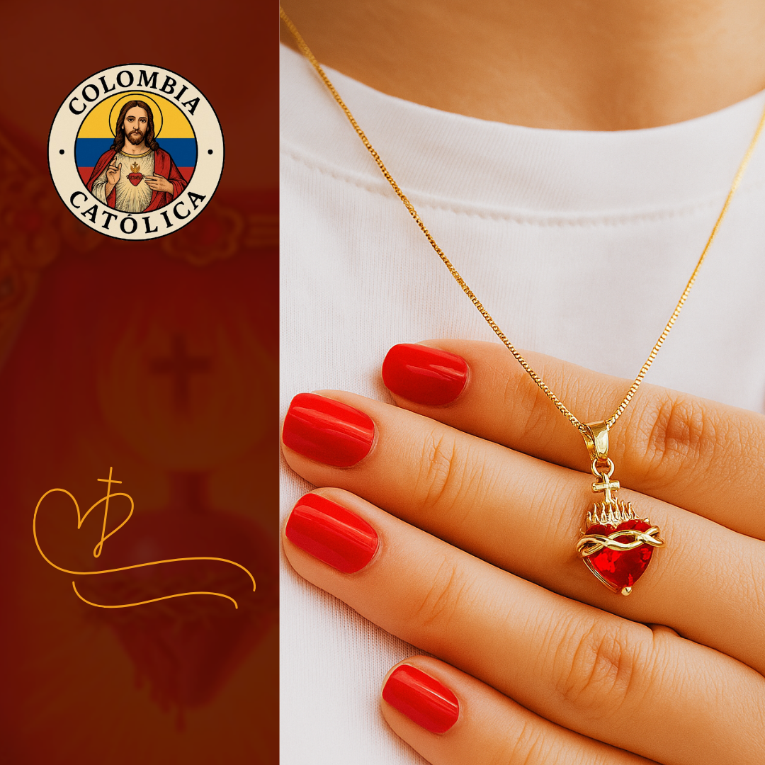 COLLAR SAGRADO CORAZÓN DE JESÚS - ENVÍO GRATIS