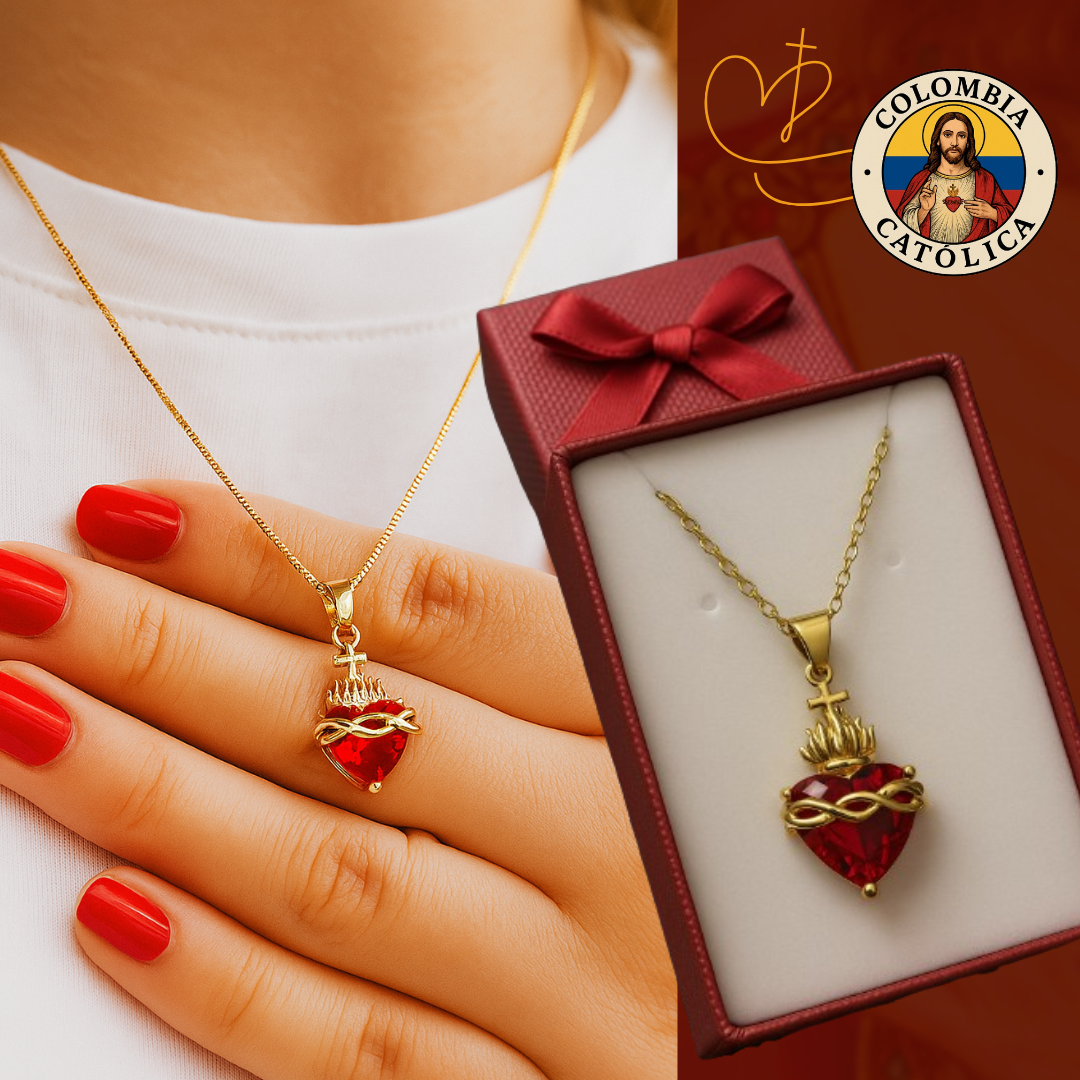 COLLAR SAGRADO CORAZÓN DE JESÚS - ENVÍO GRATIS