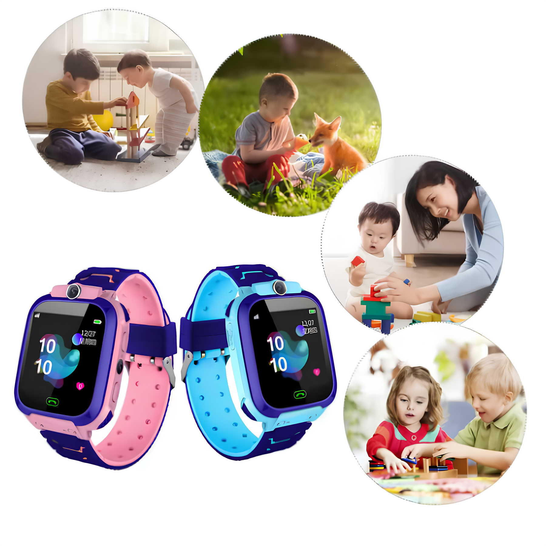 SAFEKID Q12® - SmartWatch para Niños: GPS +Llamada directas + Cámara y Otros