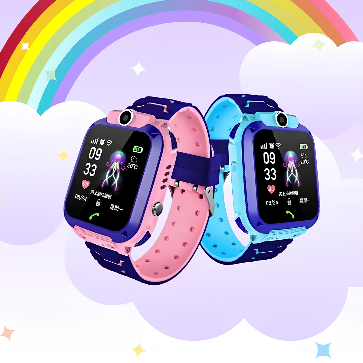 SAFEKID Q12® - SmartWatch para Niños: GPS +Llamada directas + Cámara y Otros