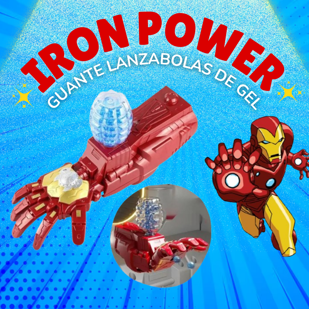 💥 IRON POWER 💥 - GUANTE LANZABOLAS DE GEL - 30%OFF + ENVÍO GRATIS