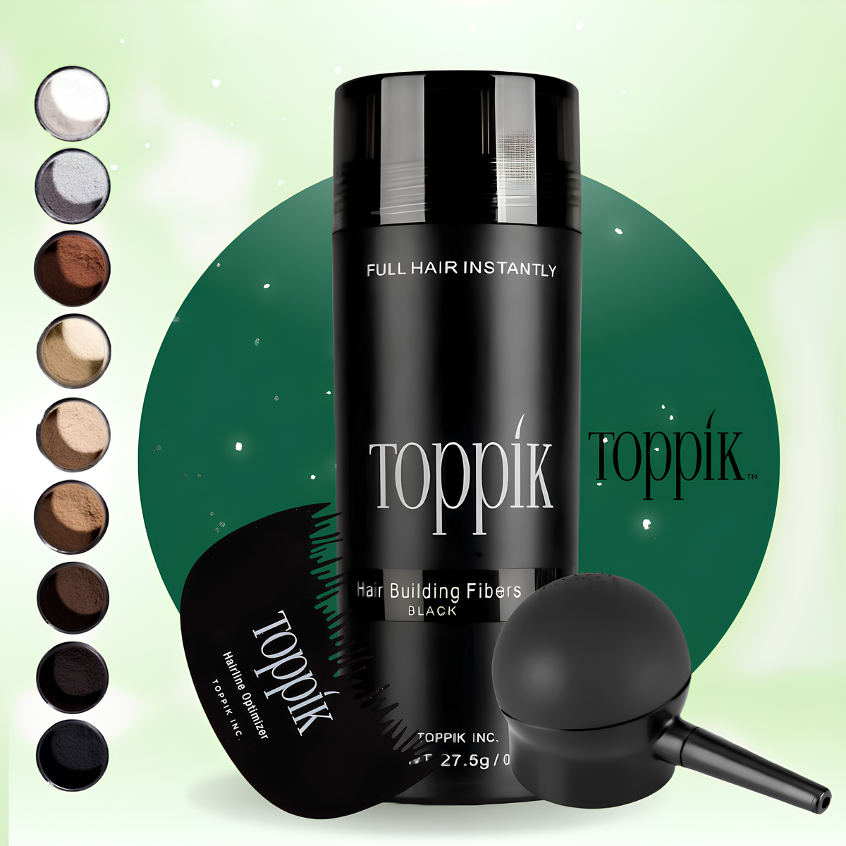 KIT TOPPIK 27.5GR + APLICADOR + PEINE (ÚLTIMAS UNIDADES)