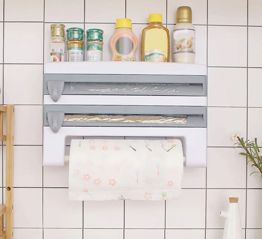 ORGANIZADOR DISPENSADOR DE COCINA 4 EN 1 + ENVÍO GRATIS (ÚLTIMAS UNIDADES)