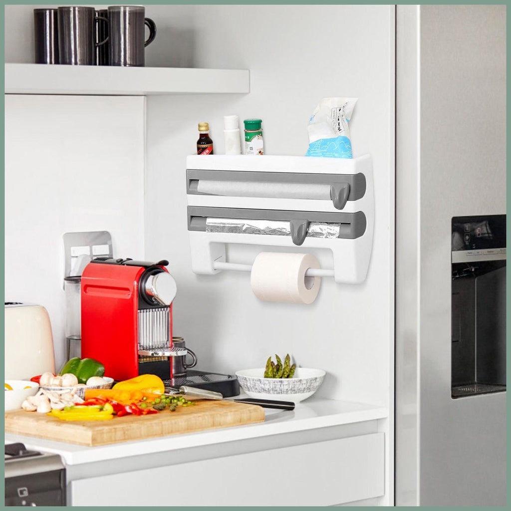ORGANIZADOR DISPENSADOR DE COCINA 4 EN 1 + ENVÍO GRATIS (ÚLTIMAS UNIDADES)