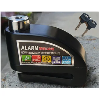 CANDADO DISCO ANTIRROBO PARA MOTO CON ALARMA🔐