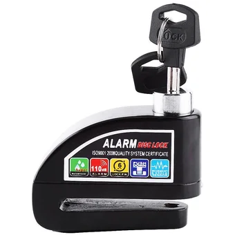 CANDADO DISCO ANTIRROBO PARA MOTO CON ALARMA🔐