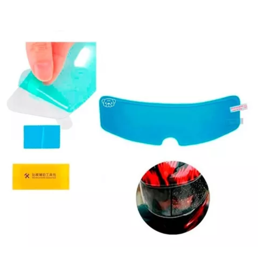 PELÍCULA ANTI-LLUVIA PARA CASCOS