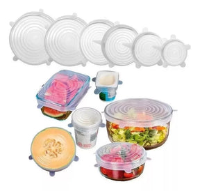 KIT 6 TAPAS ELÁSTICAS DE SILICONA - ÚLTIMAS UNIDADES