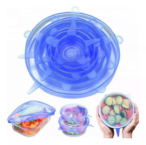 KIT 6 TAPAS ELÁSTICAS DE SILICONA - ÚLTIMAS UNIDADES