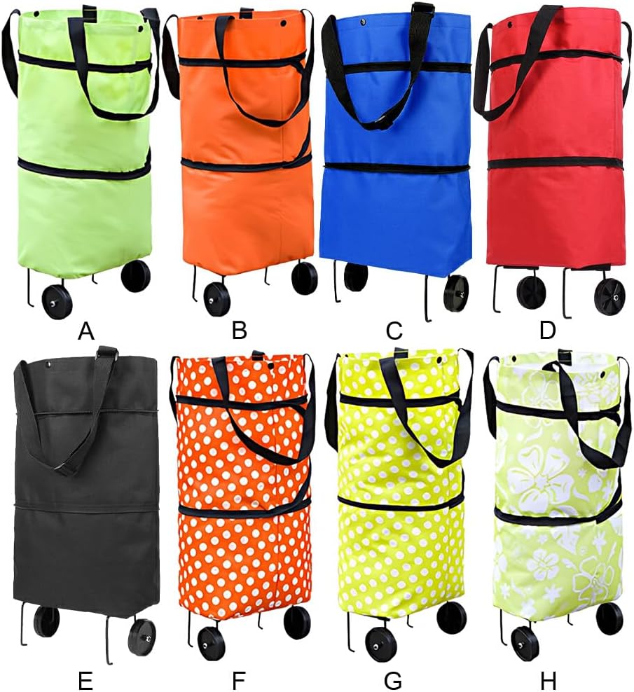 CARRITO DE COMPRAS PLEGABLE 2 EN 1 ROLLBAG - 30%OFF + ENVÍO GRATIS