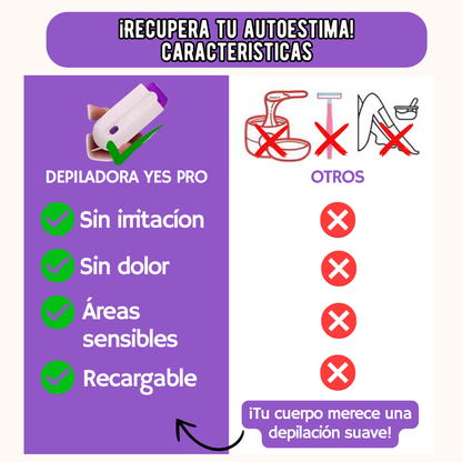 DEPILADORA YES PRO - OFERTA LIMITADA: 50%OFF + REGALO 🤩