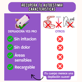 DEPILADORA YES PRO - OFERTA LIMITADA: 50%OFF + REGALO 🤩