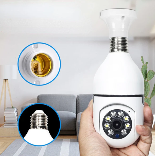 CÁMARA DE SEGURIDAD WIFI BULBEYE 360º - OFERTA LIMITADA: 50%OFF + REGALO 🤩🤩