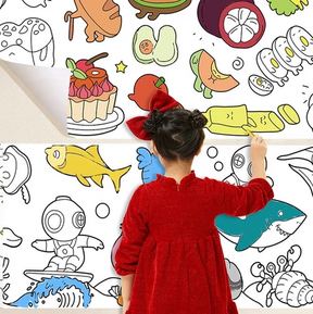PINTAFUN™ - ROLLO DE PAPEL 3 METROS PARA COLOREAR