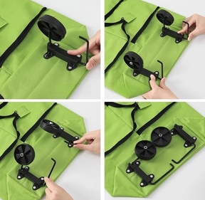 CARRITO DE COMPRAS PLEGABLE 2 EN 1 ROLLBAG - 30%OFF + ENVÍO GRATIS