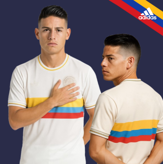 CAMISETA CENTENARIA DE LA SELECCIÓN COLOMBIA 💛💙❤️ + ENVÍO GRATIS (EDICIÓN ESPECIAL)