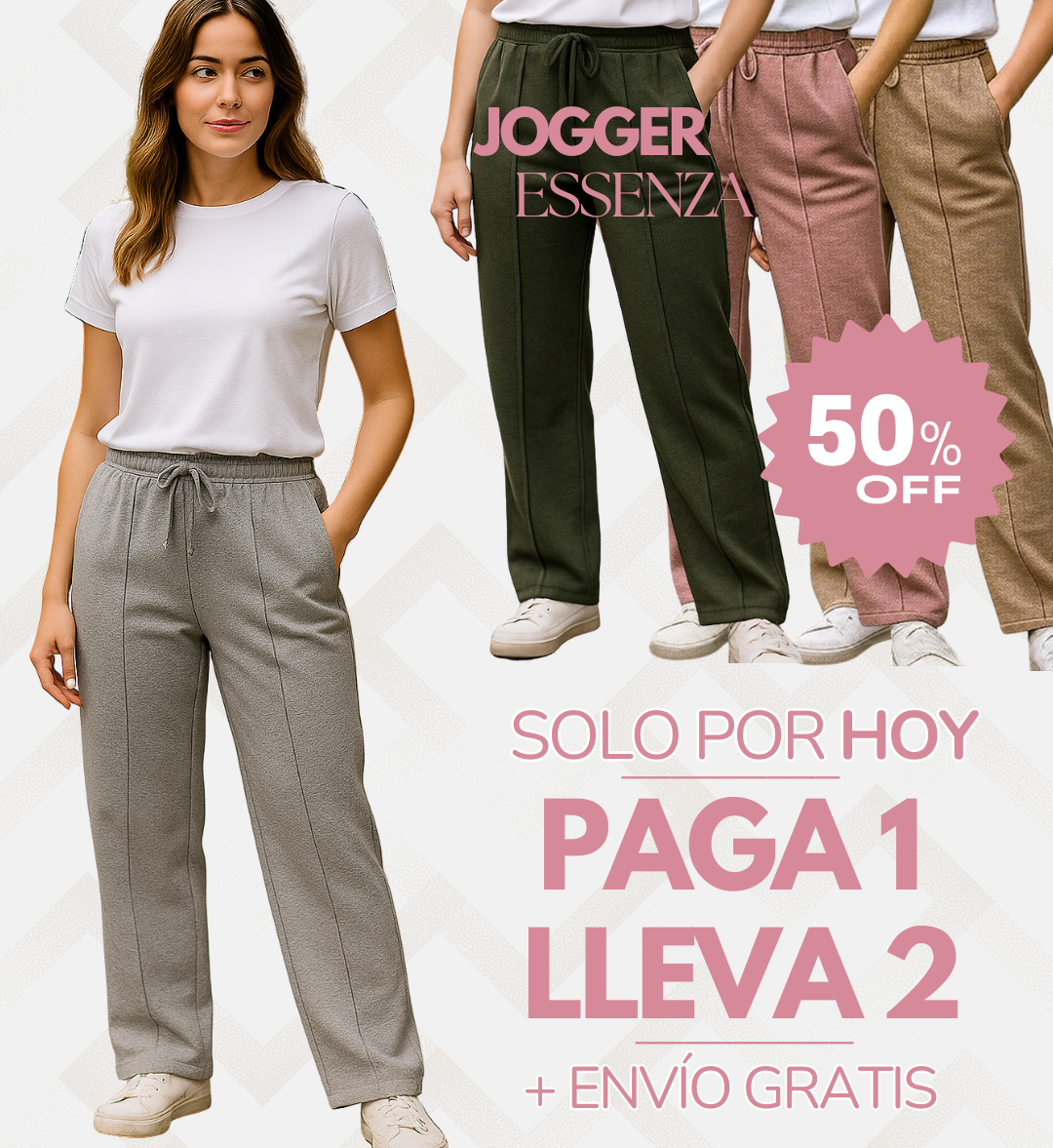 ⚡ COMPRA 1 Y LLEVA 2: KIT JOGGER ESSENZA + ENVÍO GRATIS ⚜️