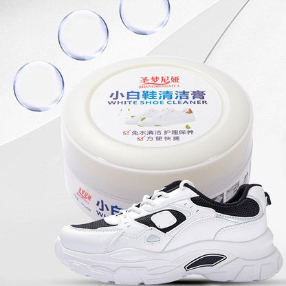 ÚLTIMAS UNIDADES - 30% OFF + ENVÍO GRATIS 🔥 - CREMA LIMPIADORA WHITESHOECLEANER® + ESPONJA DE REGALO 🧽✨ ¡ADIÓS A LOS ZAPATOS SUCIOS!