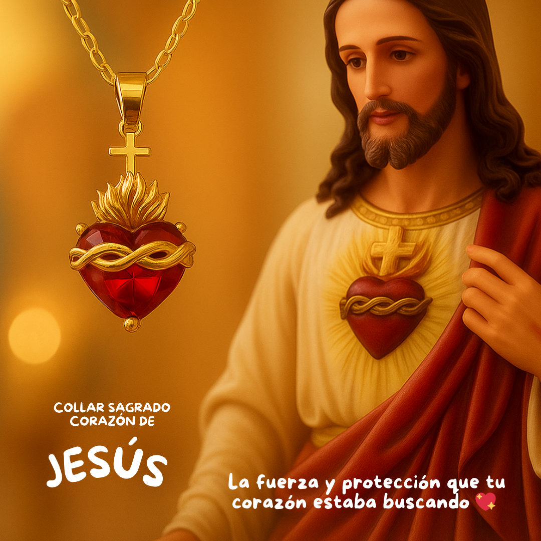 COLLAR SAGRADO CORAZÓN DE JESÚS - ENVÍO GRATIS