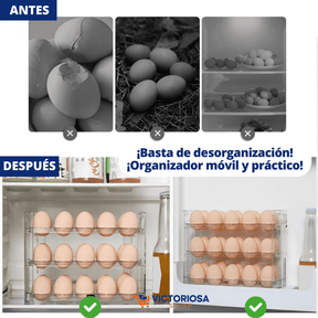 ORGANIZADOR DE HUEVOS DE 30 COMPARTIMENTOS: ¡A REVOLUCIÓN EN SU COCINA! 💙🧡 (ÚLTIMAS UNIDADES)  – ENVÍO GRATIS + PAGO CONTRAENTREGA 🔥