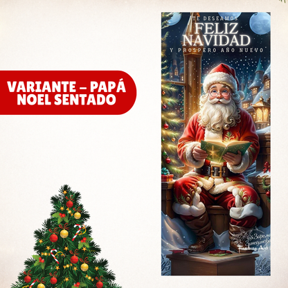 FUNDA NAVIDEÑA PARA PUERTA 30% OFF + ENVÍO GRATIS Y PAGA AL RECIBIR