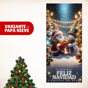 FUNDA NAVIDEÑA PARA PUERTA 30% OFF + ENVÍO GRATIS Y PAGA AL RECIBIR