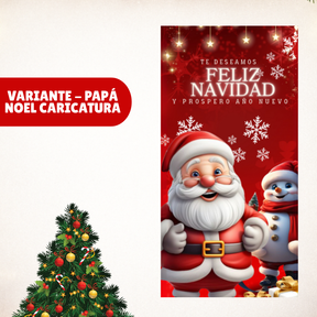 FUNDA NAVIDEÑA PARA PUERTA 30% OFF + ENVÍO GRATIS Y PAGA AL RECIBIR