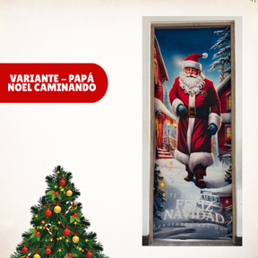 FUNDA NAVIDEÑA PARA PUERTA 30% OFF + ENVÍO GRATIS Y PAGA AL RECIBIR