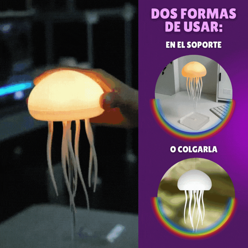 🌈 LÁMPARA MEDUSA MULTICOLOR™- 30%OFF + ENVÍO GRATIS