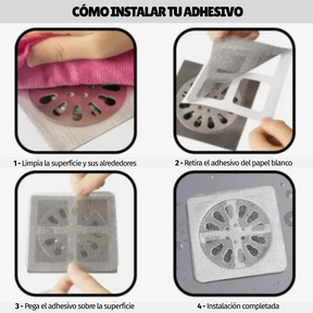 FILTROS ADHESIVOS ANTI ATASCOS Y INSECTOS (15 UN + 🎁 5 GRATIS 🎁) – para sifón del baño, ducha, fregadero de cocina y más - 💥 50%0FF + ENVÍO GRATIS 💥