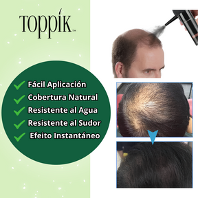 KIT TOPPIK 27.5GR + APLICADOR + PEINE (ÚLTIMAS UNIDADES)
