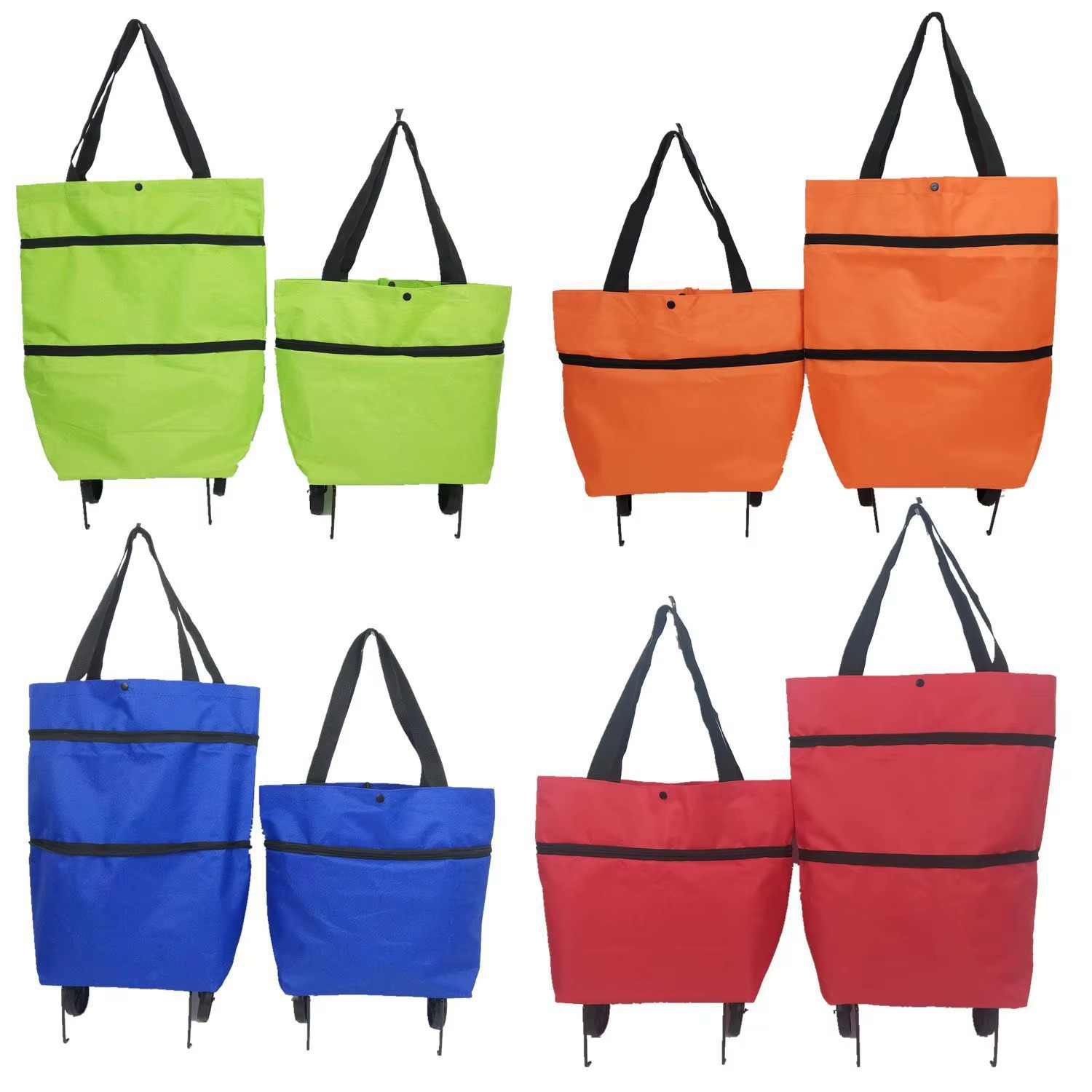 CARRITO DE COMPRAS PLEGABLE 2 EN 1 ROLLBAG - 30%OFF + ENVÍO GRATIS