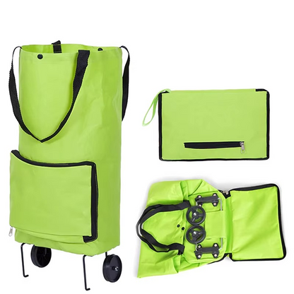 CARRITO DE COMPRAS PLEGABLE 2 EN 1 ROLLBAG - 30%OFF + ENVÍO GRATIS