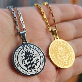 ✨ COLLAR MEDALLA DE SAN BENITO - ENVÍO GRATIS ✨